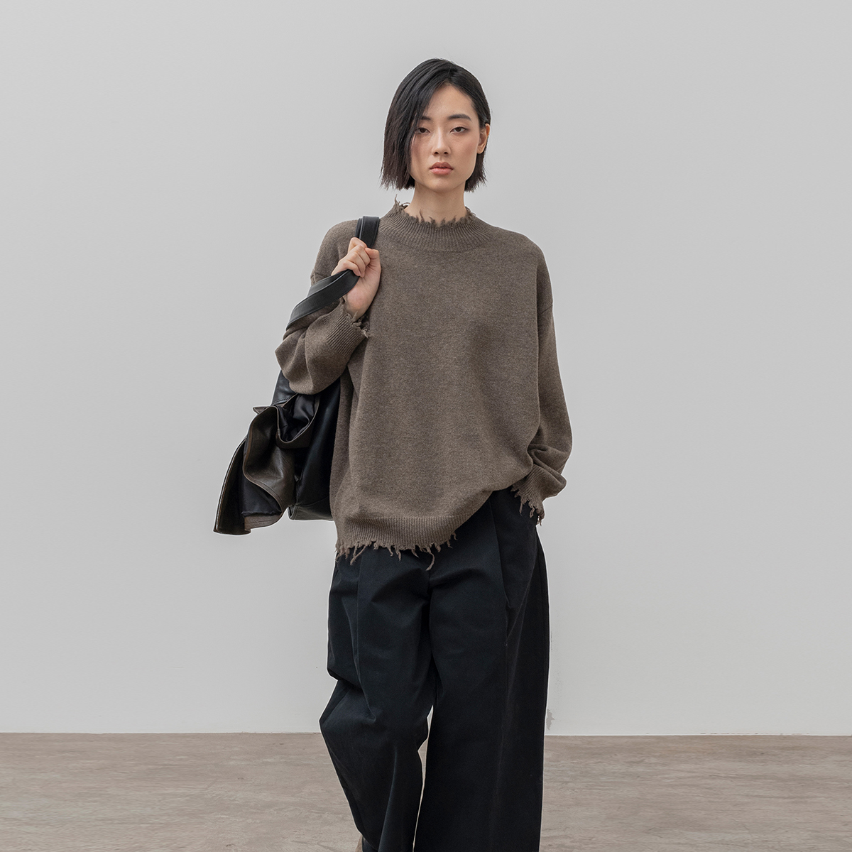 322WORKHOUSE山羊绒套头衫