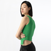 322WORKHOUSE纯色针织背心女2025新款 春夏极简百搭显瘦上衣女B085