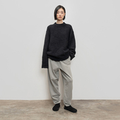 束脚卫裤 女2025秋季 抽绳宽松长裤 322WORKHOUSE灰色厚款 休闲裤 B497