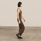 U领无袖 322WORKHOUSE汉麻针织背心裙女士2024新款 薄款 连衣裙B290