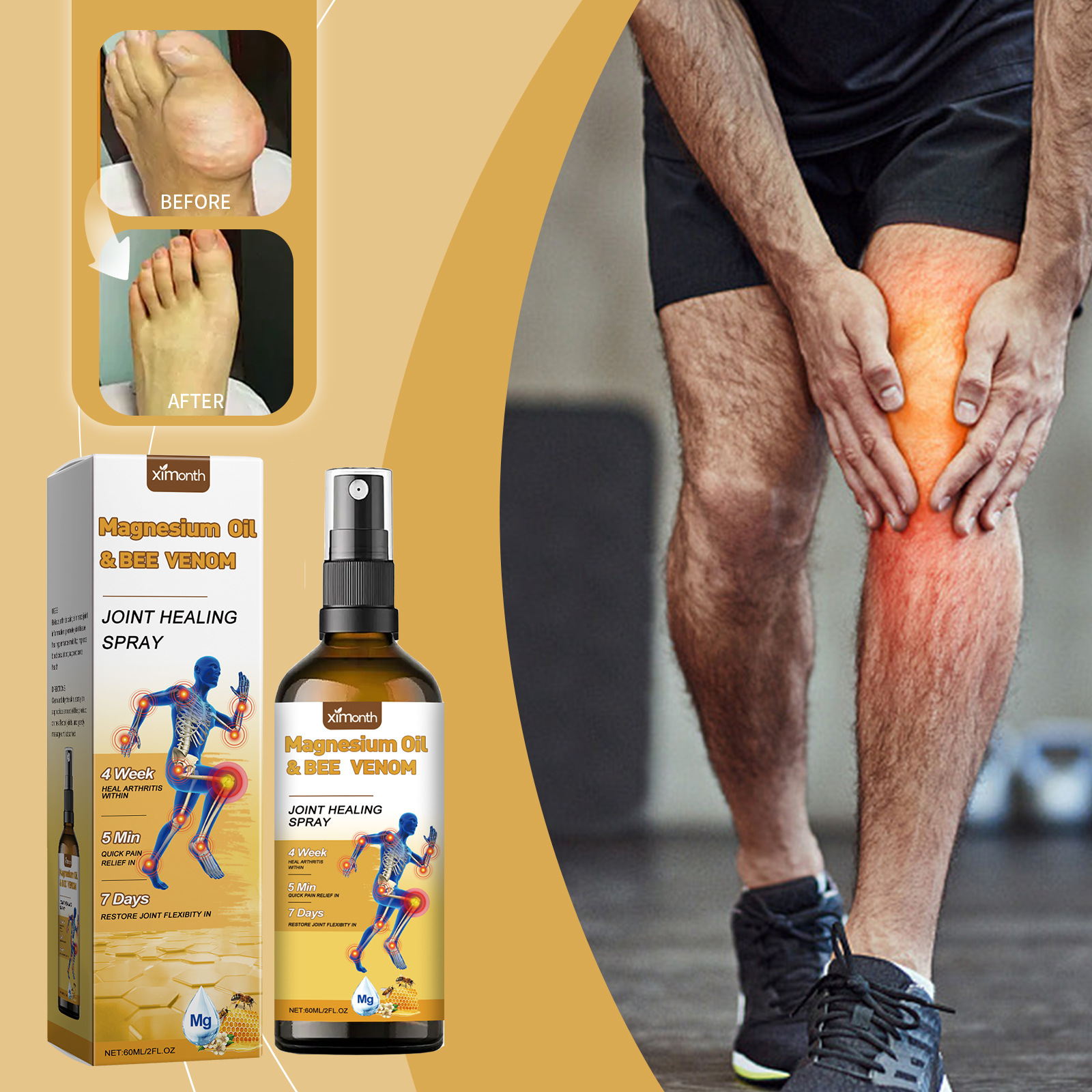 Ximonth蜂毒身体护理喷雾缓解