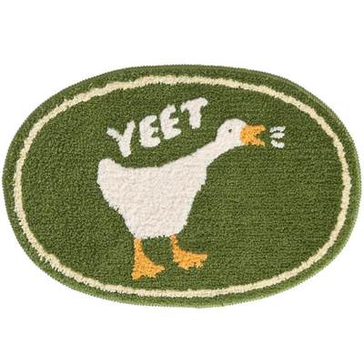 Cute Duck Bathroom Rug Funny Soft Bathtub Carpet Area Rugs K