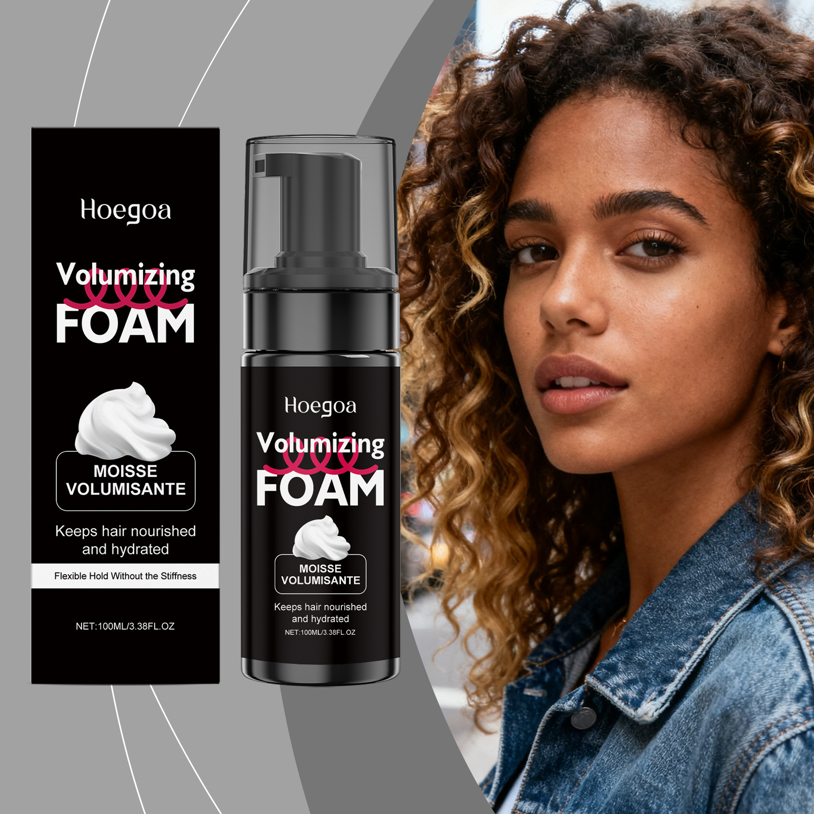 护发弹力慕斯自然蓬松丰盈滋养