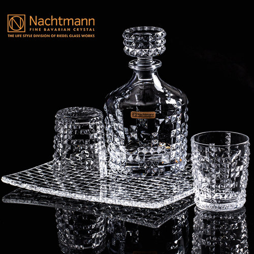 德国Nachtmann进口水晶玻璃威士忌洋酒杯水杯子果托餐盘酒具套装 - 封面