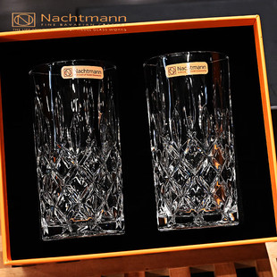 德国进口NACHTMANN水晶玻璃高档礼盒装威士忌洋酒杯果汁饮料水杯