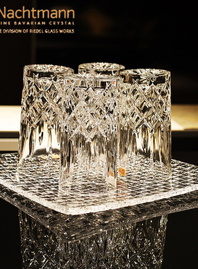 德国Nachtmann水晶玻璃威士忌洋酒杯鸡尾啤酒果汁饮料水杯子套装