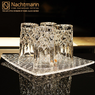 德国Nachtmann水晶玻璃威士忌洋酒杯鸡尾啤酒果汁饮料水杯子套装