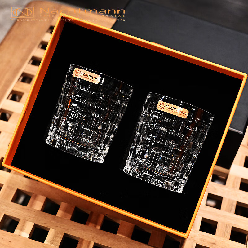 德国进口NACHTMANN水晶玻璃威士忌茶水杯啤酒果汁扎啤牛奶饮料杯