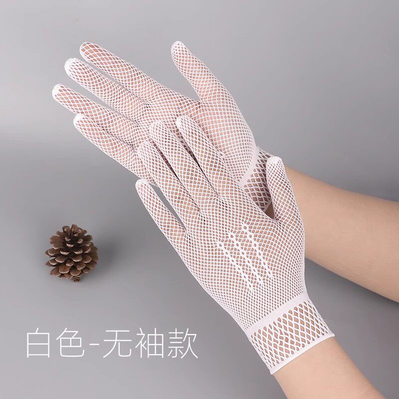 冰丝手套超薄爱温暖法式时尚短款