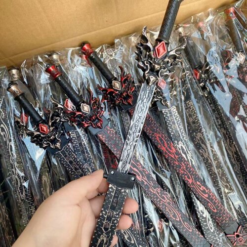 新款弹射剑玩具儿童弹射宝剑自动