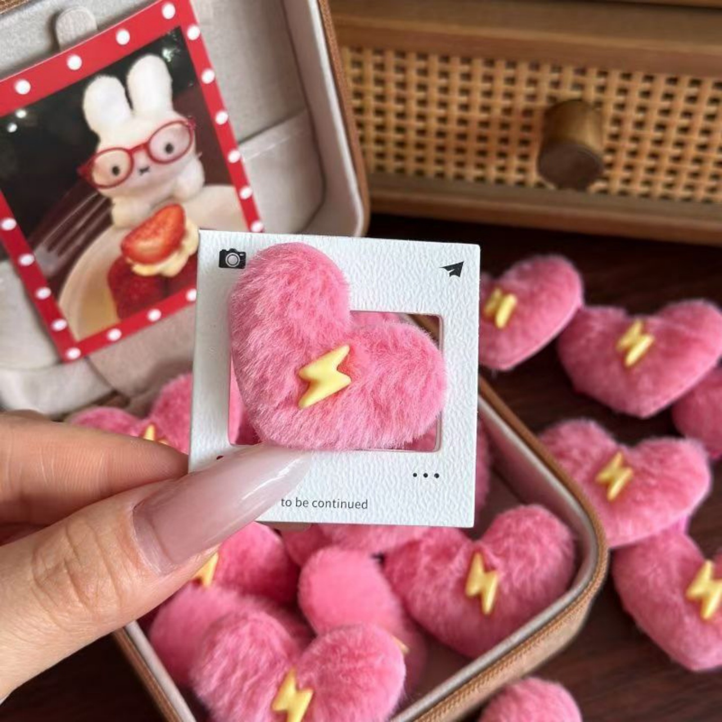 汪苏泷十万伏特周边物料闪电爱心发夹发夹刘海碎发侧边夹小发卡子