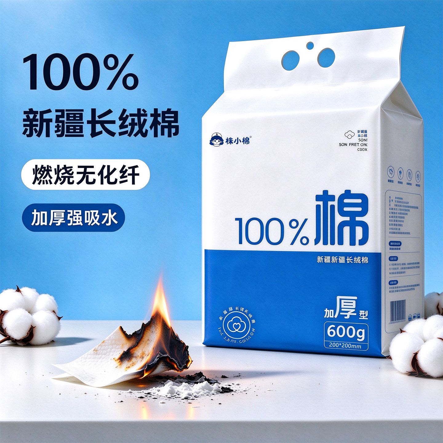 269人正在下单】纯棉洗脸巾