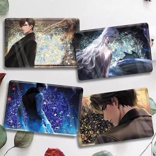 世界之外顾时夜夏萧因周边流沙立牌易遇流麻摆件谷子送生日礼物