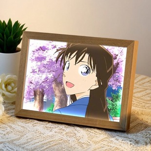 名侦探柯南小兰毛利兰周边灯光画立牌小夜灯摆件创意手办送礼物