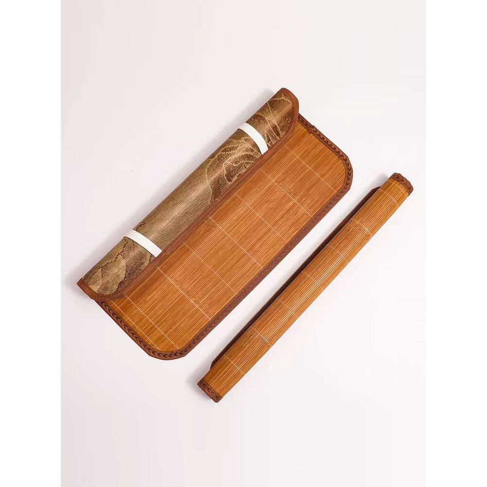 夏季碳化凉席枕片披片竹枕片枕席枕套凉席枕披光滑枕头席子单双个