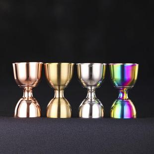 酒吧传奇 印第安式量酒器盎司杯 含刻度量杯安士杯 调酒器Jigger