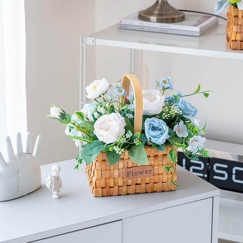 开业礼物花篮家居饰品桌面电视柜办公室客厅插花假花装饰玄关摆件,家居饰品,装饰摆件,淘宝优惠券,粉丝福利购,淘宝优惠卷