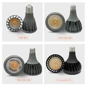 30Led聚光灯泡E27大嘴Par30 超亮24W32W45W Ppa P20替代金卤灯节