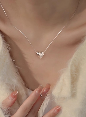 爱心项链女款小众高级感2026新款