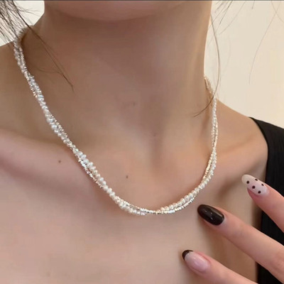 碎银子巴洛克珍珠项链女轻奢小众