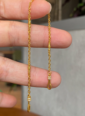 金色极细拼接链条手链女2025新款