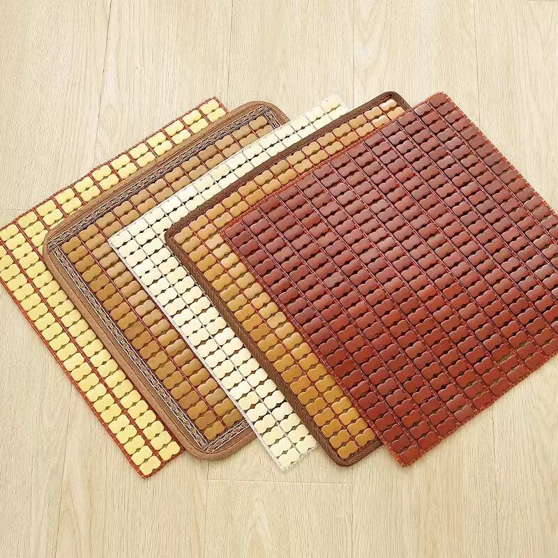 凉席坐垫夏季透气凉垫办公室屁垫椅子汽车沙发麻将竹垫座椅垫冰垫