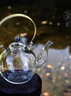 石头电陶炉茶炉煮茶器耐热高温玻璃壶茶具蒸煮茶壶电热陶厂家