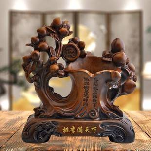 工厂直销树脂工艺品桃李满天下笔筒学生教师桌面开业礼品