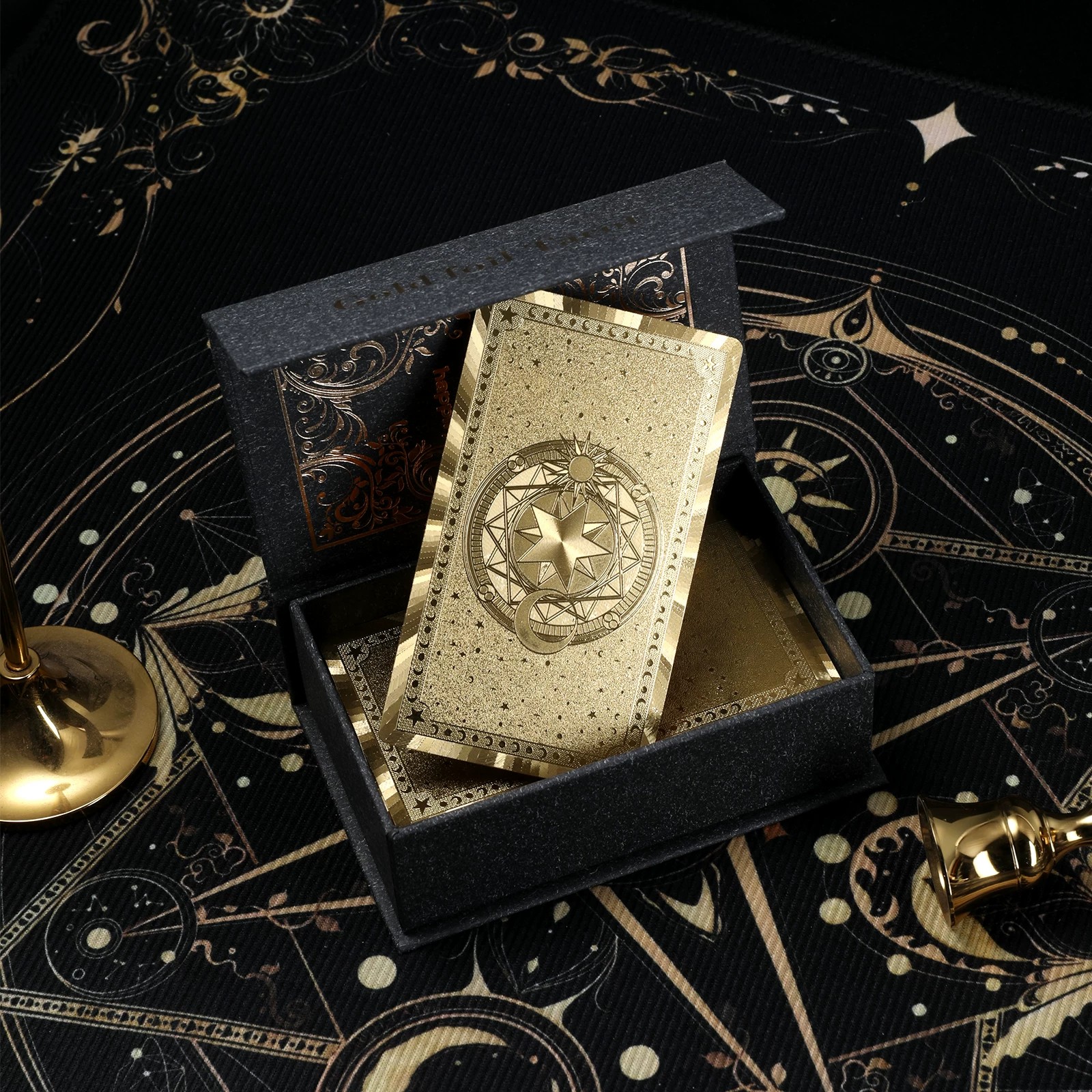 高端白金蝴蝶普及塔罗牌便携韦特牌新手入门卡牌自带牌盒塔罗牌