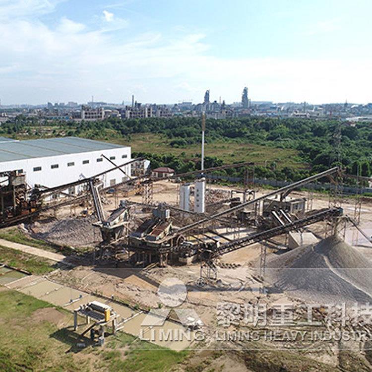 湖南阳160-20t/h多型号砂河卵石制生产线H0PT300圆衡锥机配1145制