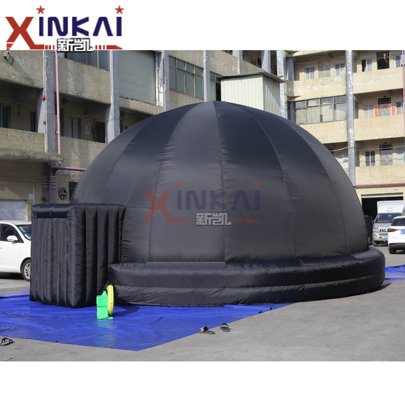 便携式科技馆投影帐篷天文馆星空主题星球喷绘充气投影帐篷