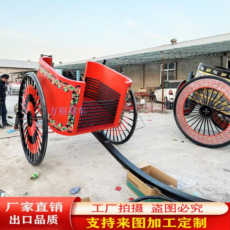 中式马车仿古铁艺博物馆展示战车古影视道具唐宋复古马拉车