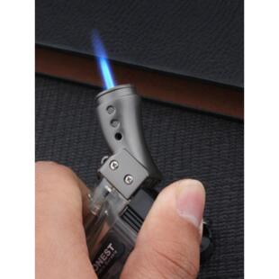 百诚充气直冲防风打火机弯头高温小焊枪雪茄喷枪艾灸点火器烧香道