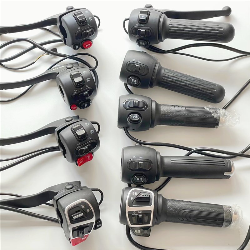 爱玛电动车踏板车电瓶车蕾拉大迪欧N00左右组合开关油门连体转把