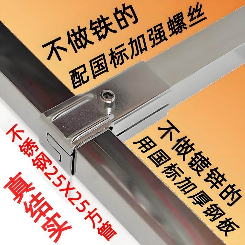 25方管连接件304不锈钢固定件20*20镀锌管接头25X25管子组装铁架