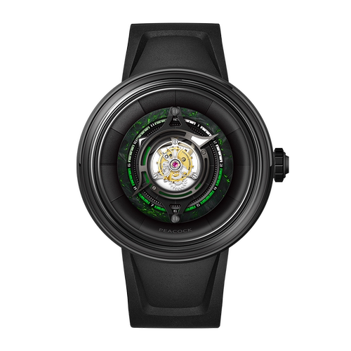 孔雀夜光奢华男表镂空
