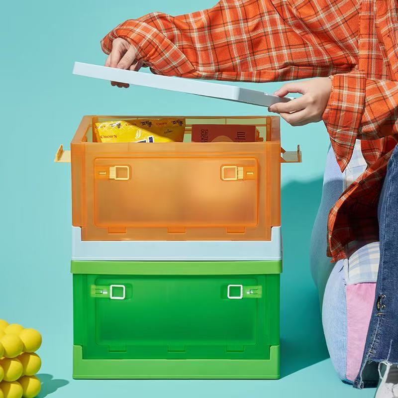 露营折叠箱手提收纳箱礼品箱折叠露营箱年货收纳箱汽车后备箱