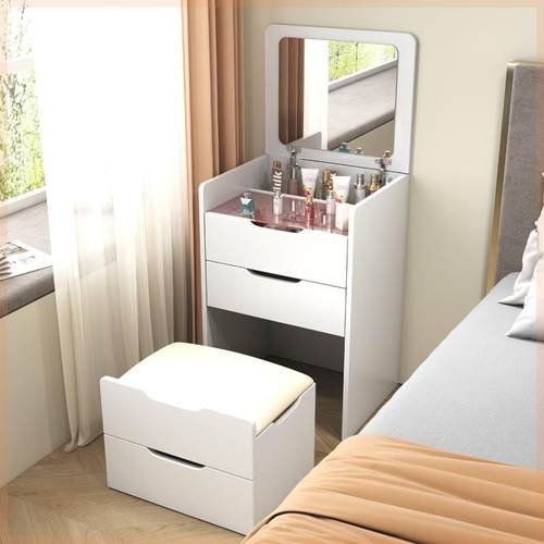 梳妆台小户型可翻盖现代简约收纳柜梳妆台斗柜妆台一体化妆台