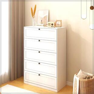 钢制斗柜铁艺五斗柜卧室收纳柜房间储物轻奢现代简约客厅电视机旁