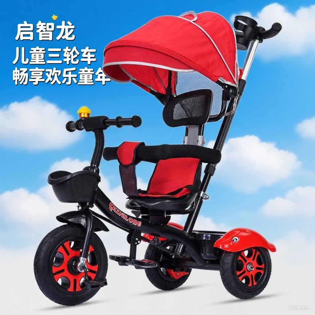 1-6歲遛娃神器兒童新型三輪車