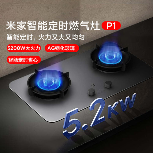 米家智能定时燃气灶P1天然气家用