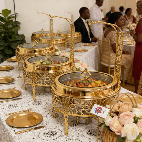 Luxury Stainless Steel Chafing Dish Buffet Food Warmer Set