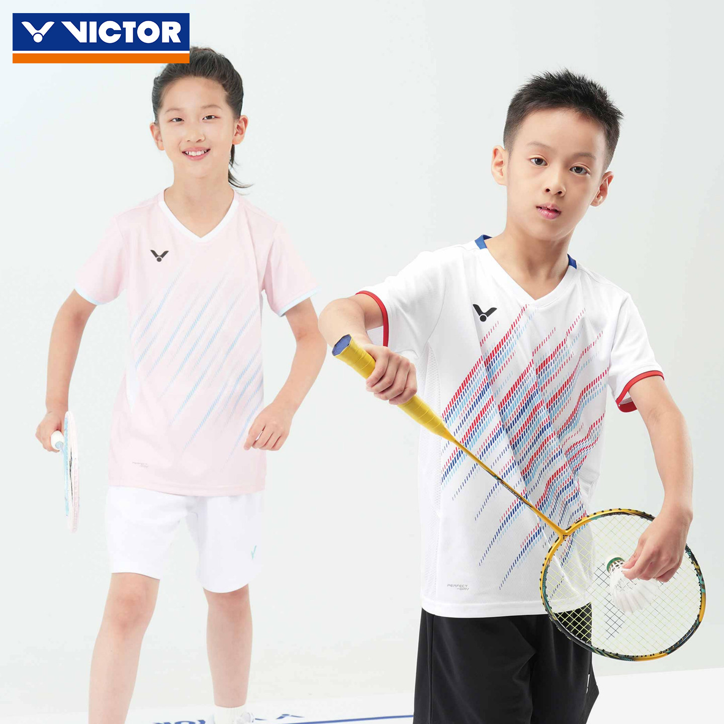 VICTOR胜利羽毛球服威克多儿童款清爽舒适针织运动短袖T恤T-62022,运动/瑜伽/健身/球迷用品,羽毛球上装,淘宝优惠券,粉丝福利购,淘宝优惠卷