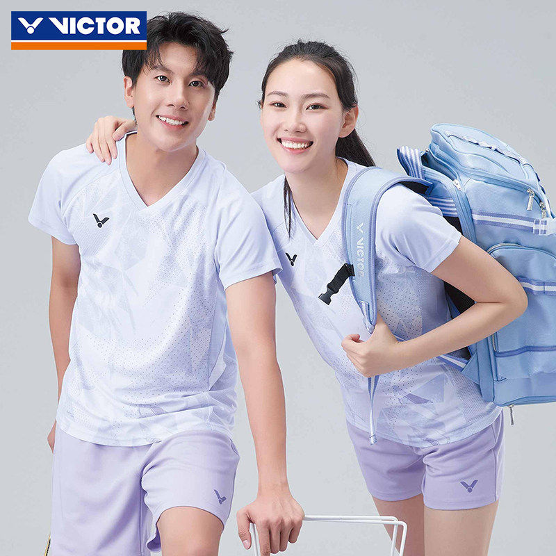 VICTOR胜利羽毛球服威克多男女款清爽舒适针织运动短袖T恤T-60017,运动/瑜伽/健身/球迷用品,羽毛球上装,淘宝优惠券,粉丝福利购,淘宝优惠卷