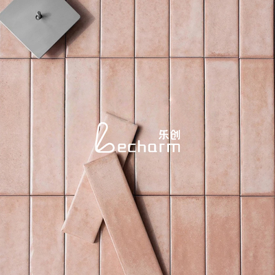 中古风渐变长条墙砖餐厅工装瓷砖