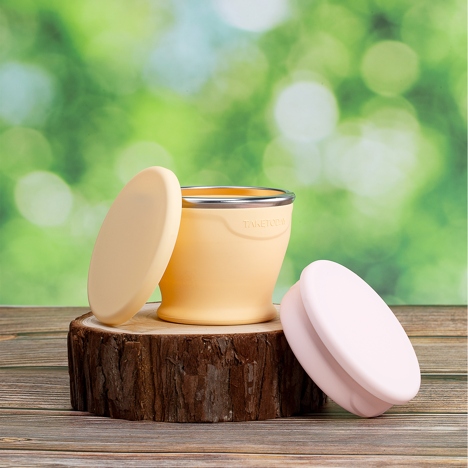 硅胶折叠水杯便携式食品级