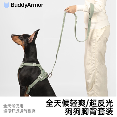 BuddyArmor全天候狗胸背带牵引绳