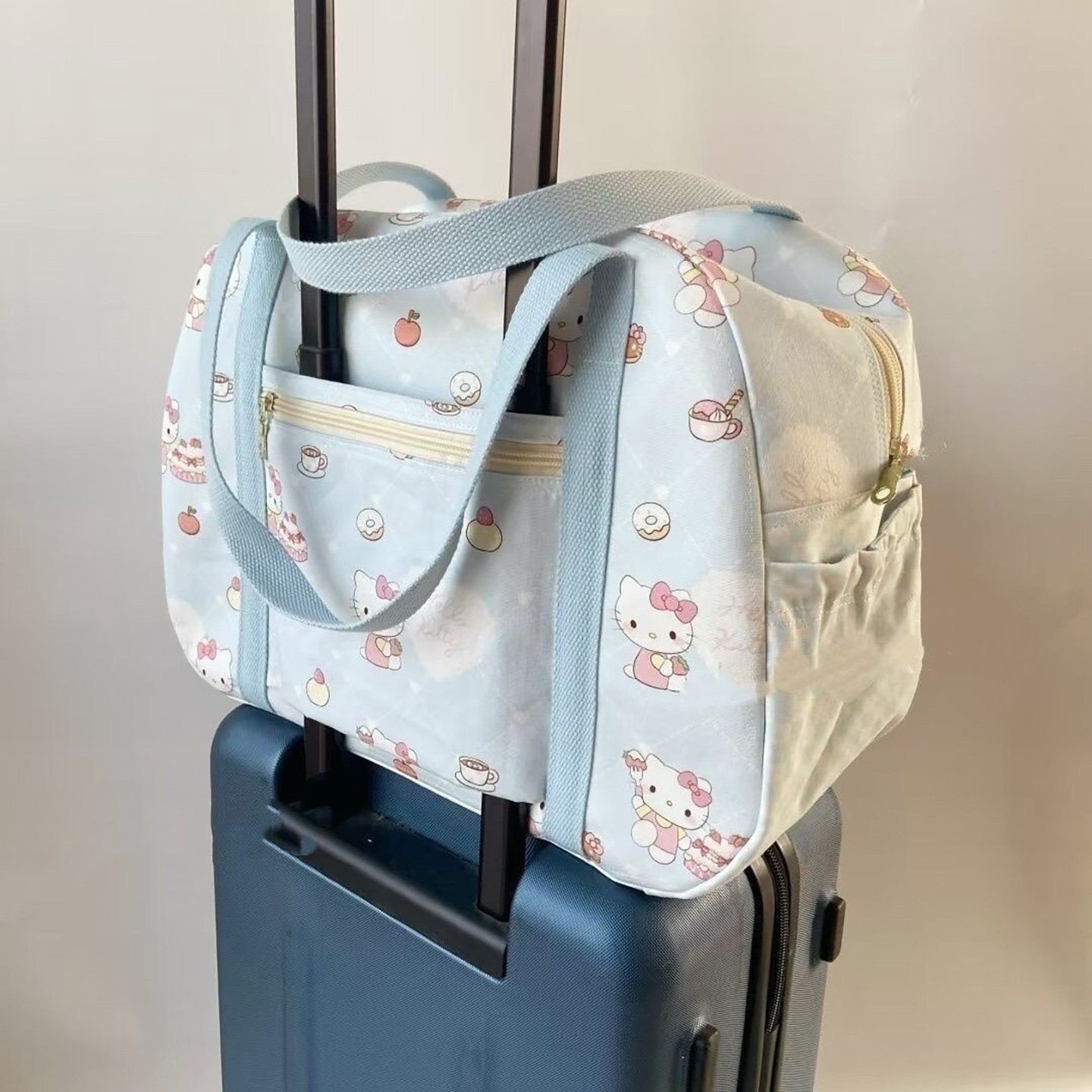 【出行好物】卡通猫咪手提旅行包