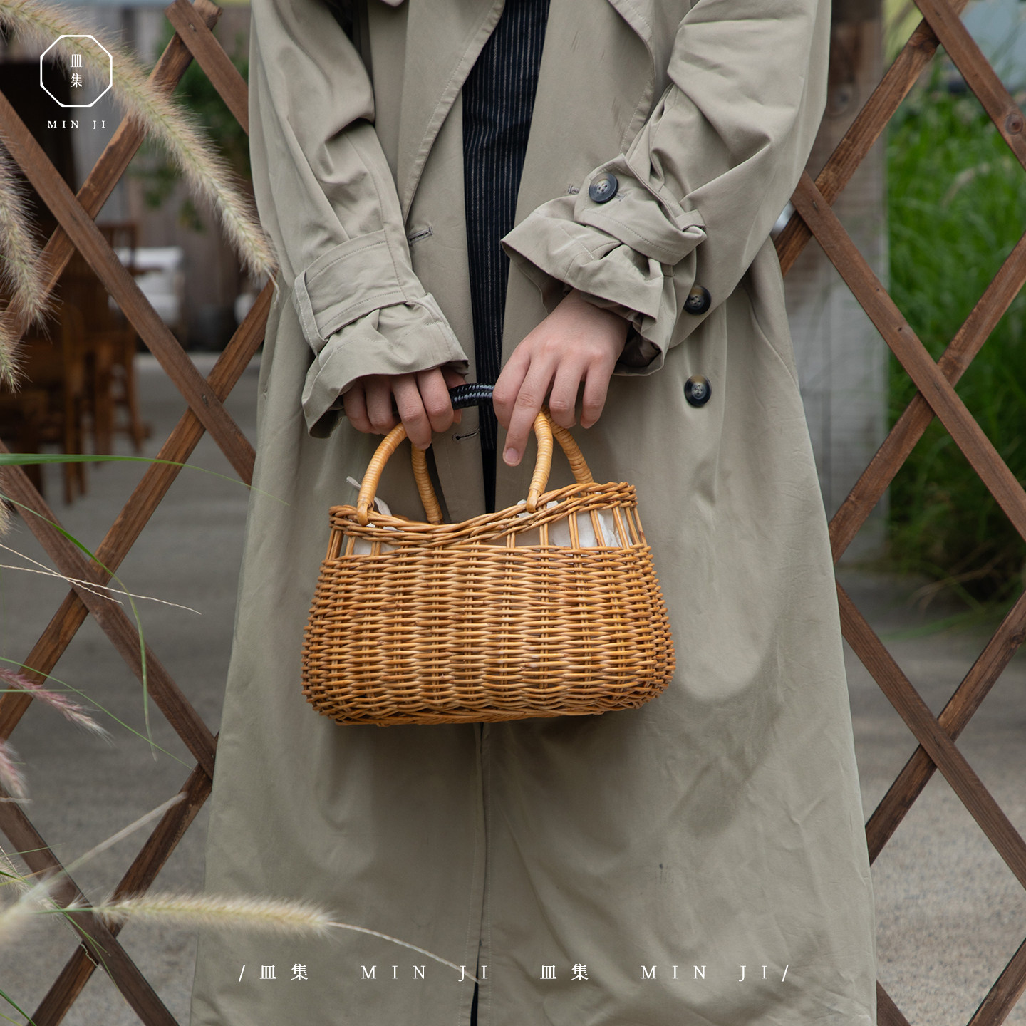 叕木皿集|蔓语提手篮\植物真藤手工编织装饰收纳篮创意藤编手提包,收纳整理,其他收纳篮,淘宝优惠券,粉丝福利购,淘宝优惠卷