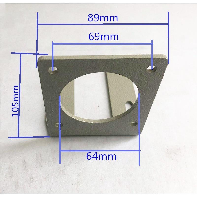 89型大功率卧式交流伺服马达支架 无刷马达马达固定底座支撑座